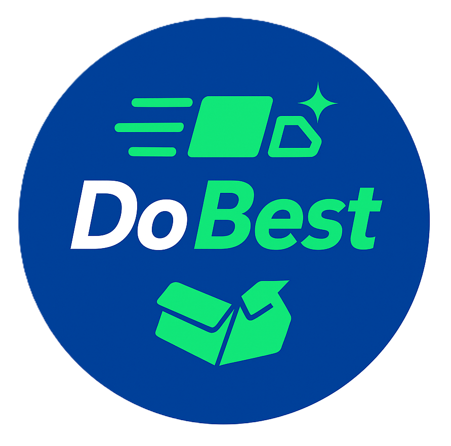 Do Best moving company and cleaning services logo